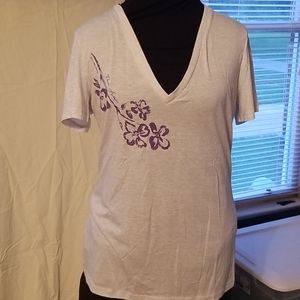 Peace Avenue soft cotton, floral T-shirt